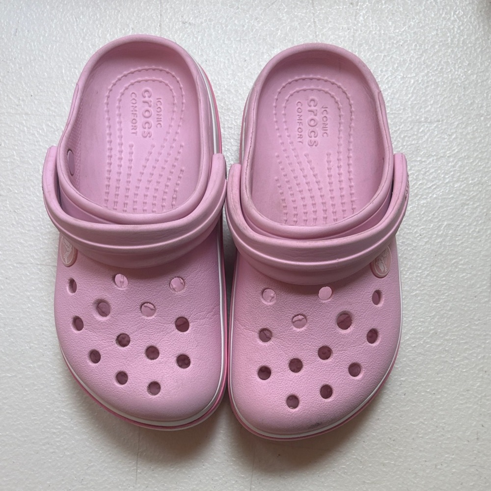 CROCS Kids Pink Clogs